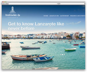 imagen de ejemplo de hotel arrecife web